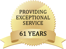 providing exceptional service for 61 years