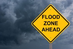 flood zone sign dark sky